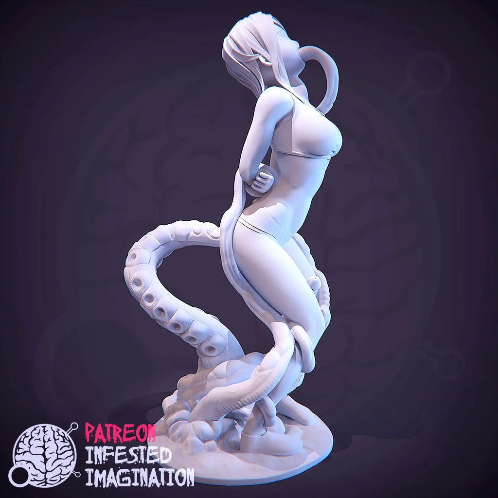 ANIME GIRL ABUSED BY TENTACLES  - Infested Imagination