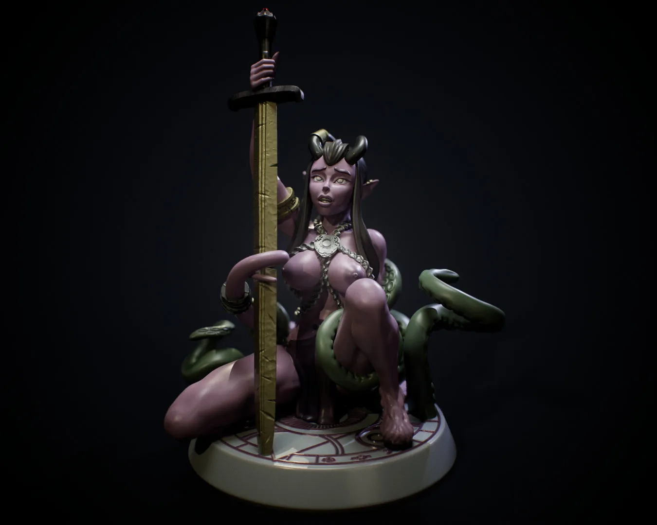 Botched Tiefling Summoning By JigglyStix