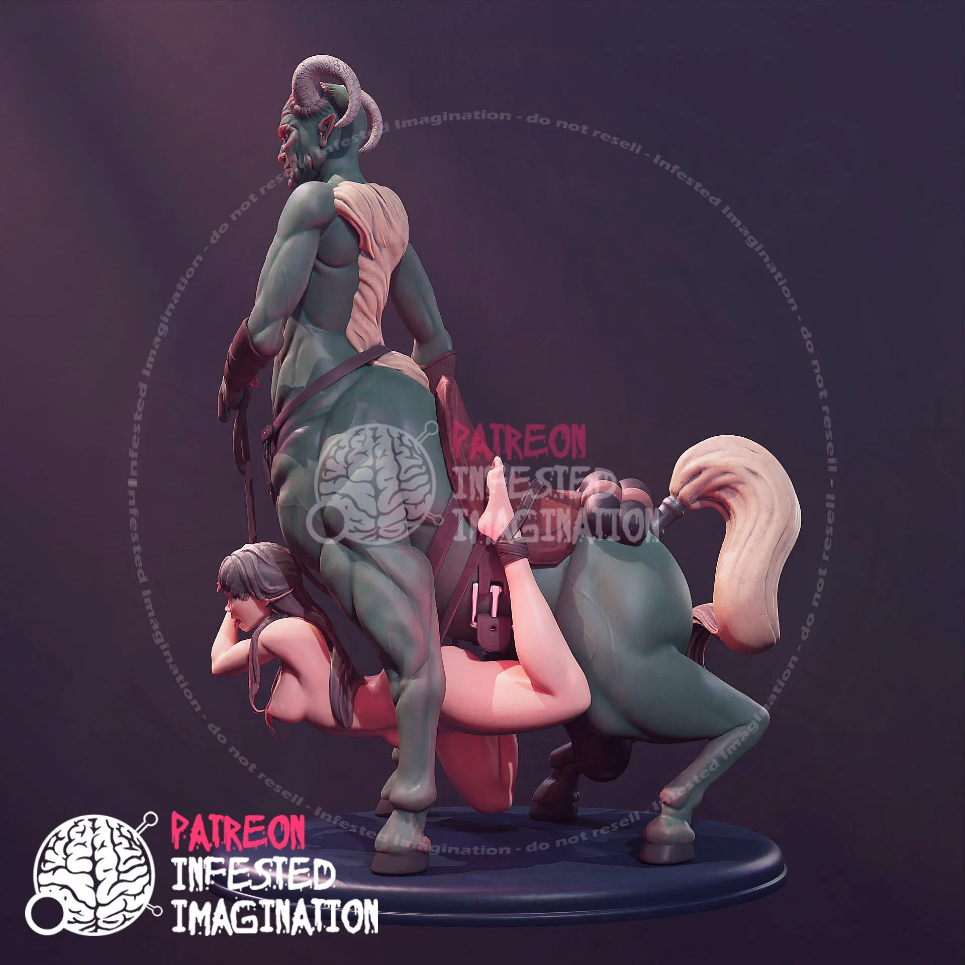 CENTAUR CREATURE FUCKING A VICTIM - Infested Imagination