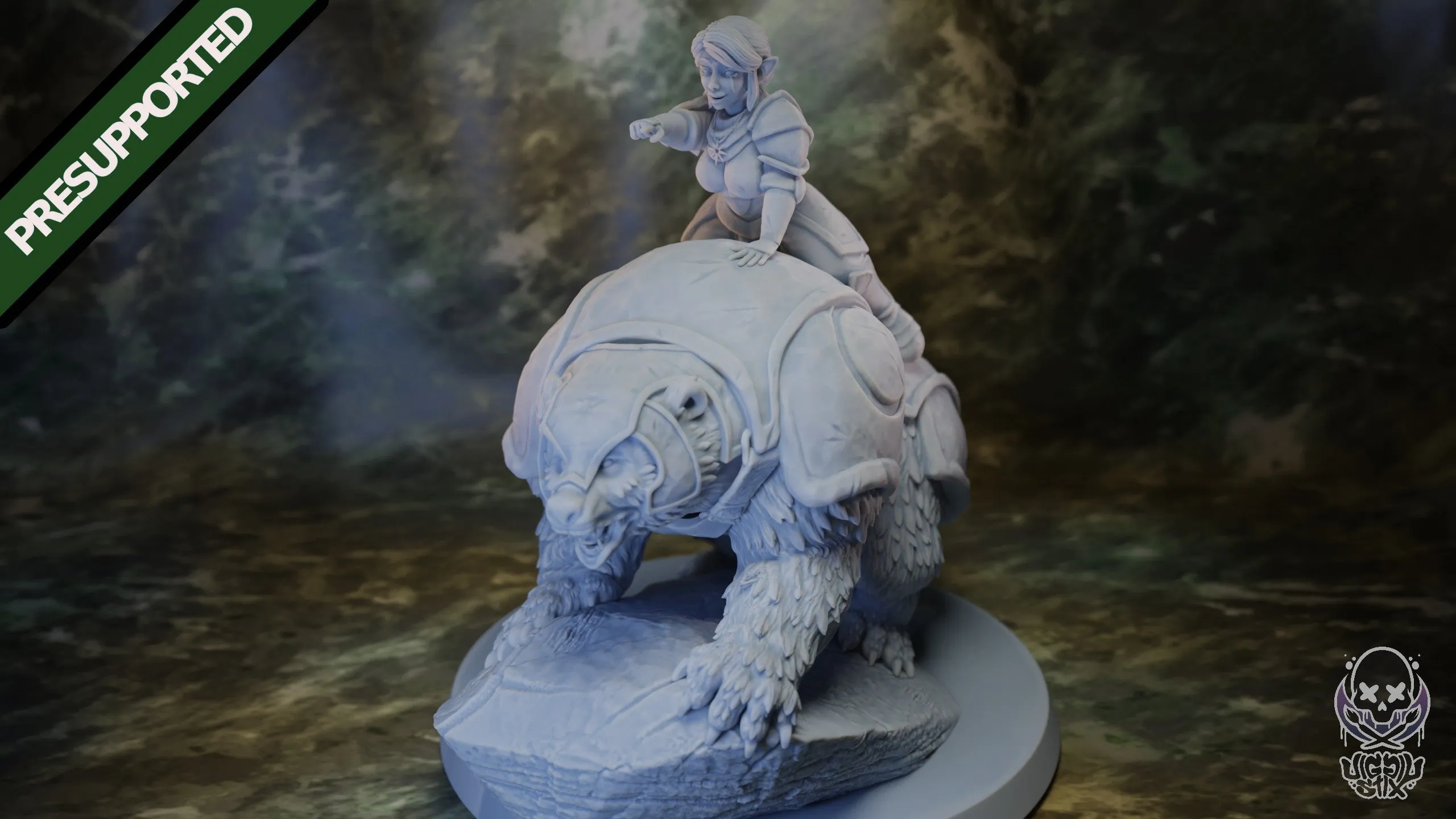 Charging Gnome Paladin Rider By JigglyStix