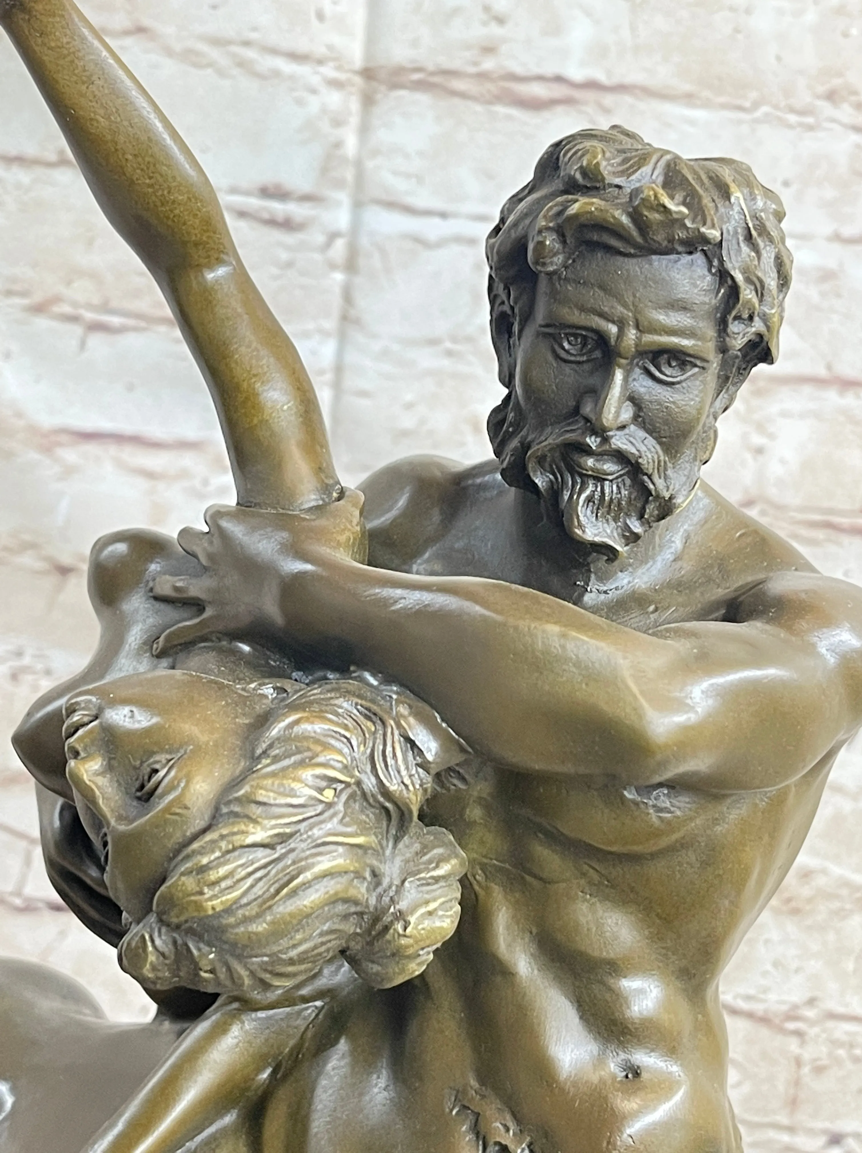 Clodion Centaur Abducting Nude Woman Bronze Statue Mythical Greek Art Sculpture