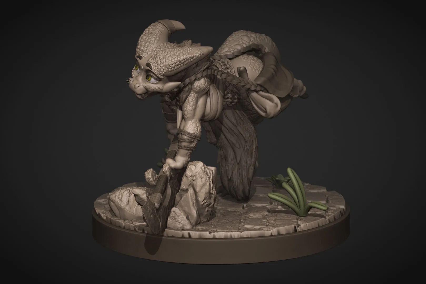 Crazed Ramshackle Kobold - Cleaver 1 By JigglyStix