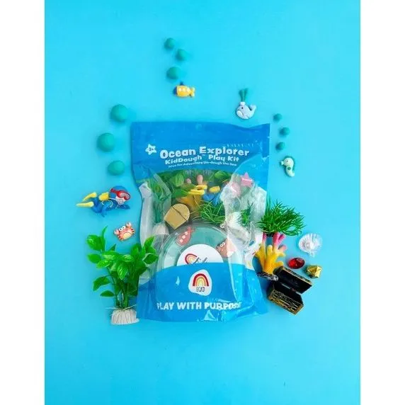 Earth Grown KidDough Play Kit - Ocean Explorer