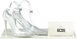 GCDS White Transpallic Rider Pumps UK 6 EU 39 👠