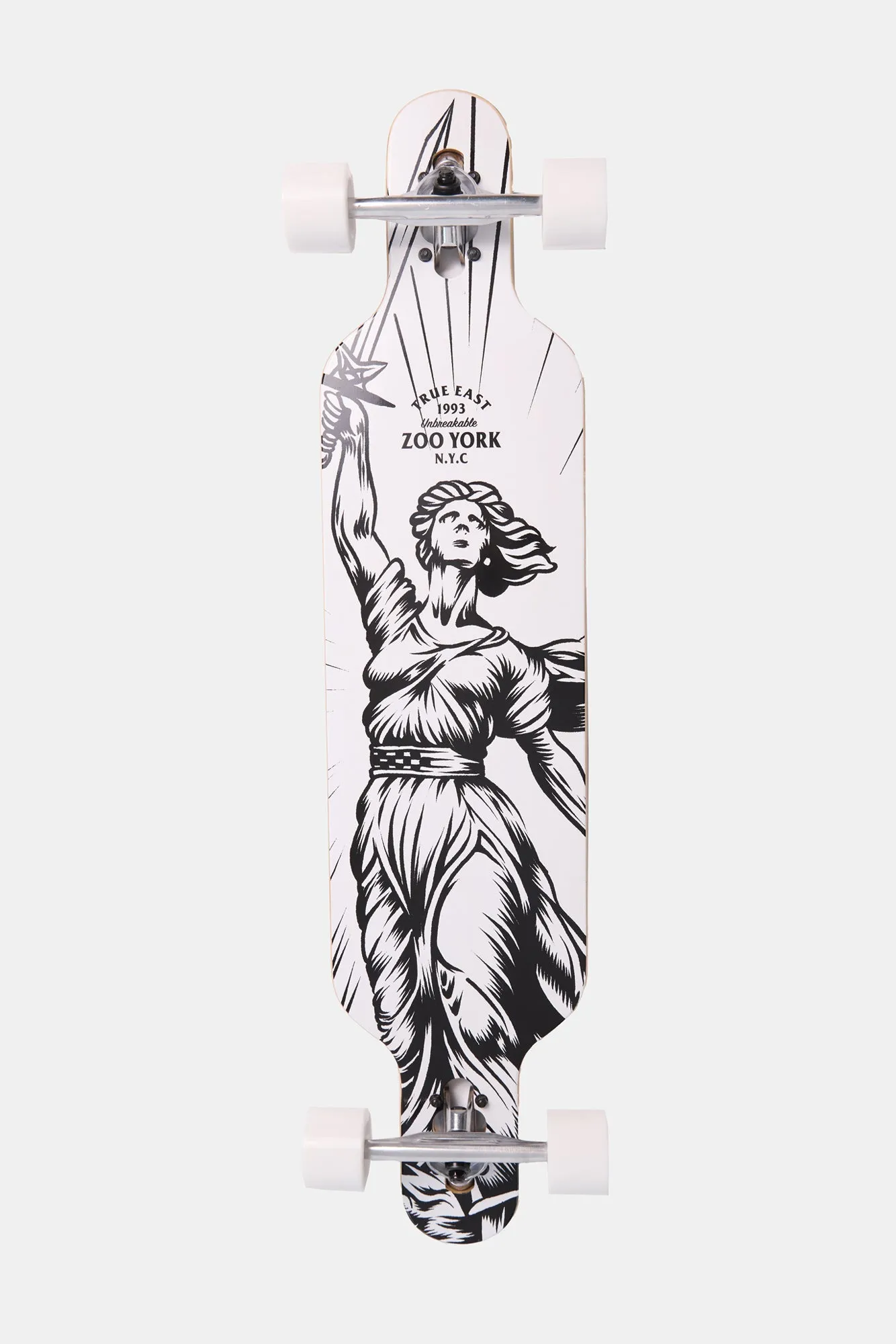 Longboard imprimé statue de la liberté Zoo York 40"