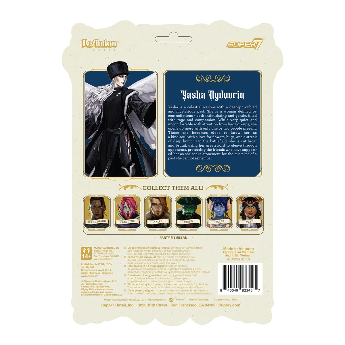 Mighty Nein ReAction Figure - Yasha Nydoorin
