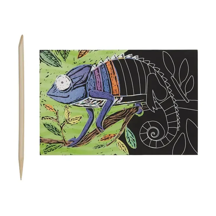Mini Scratch & Scribble Art Kit, Jungle Fun