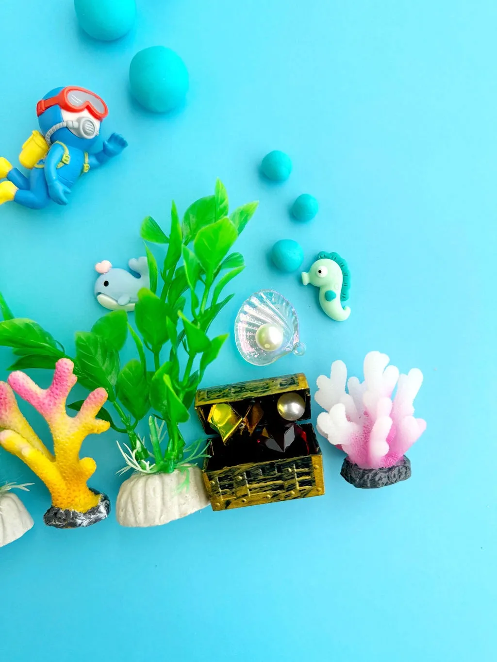 Ocean Explorer (Blue Hawaiian) Kiddough Play Kit