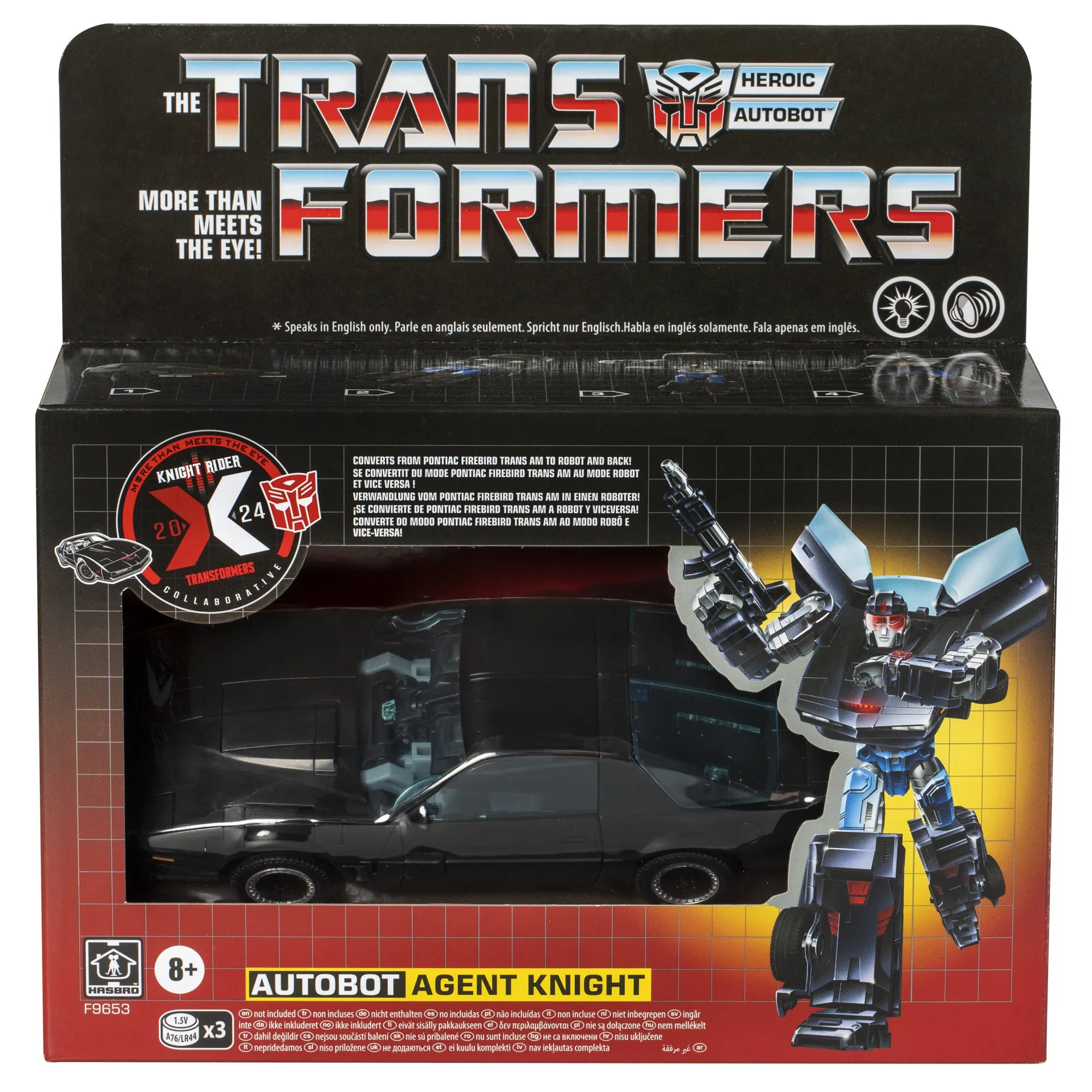 **Pre Order**Transformers Knight Rider Agent Knight Exclusive Action Figure
