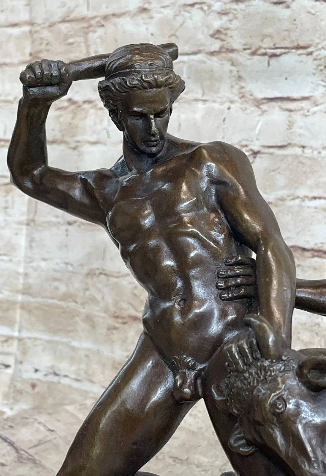 Theseus Slaying the Minotaur | French | The Metropolitan Museum of Art Figurine