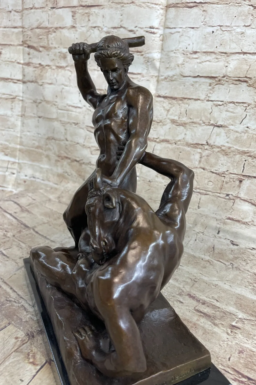 Theseus Slaying the Minotaur | French | The Metropolitan Museum of Art Figurine