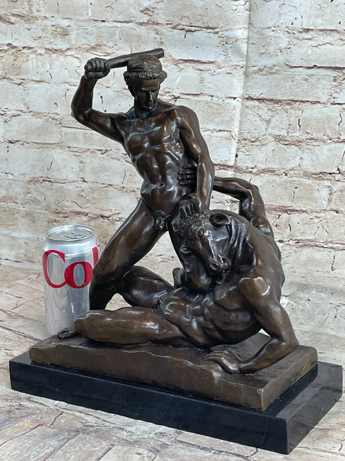 Theseus Slaying the Minotaur | French | The Metropolitan Museum of Art Figurine