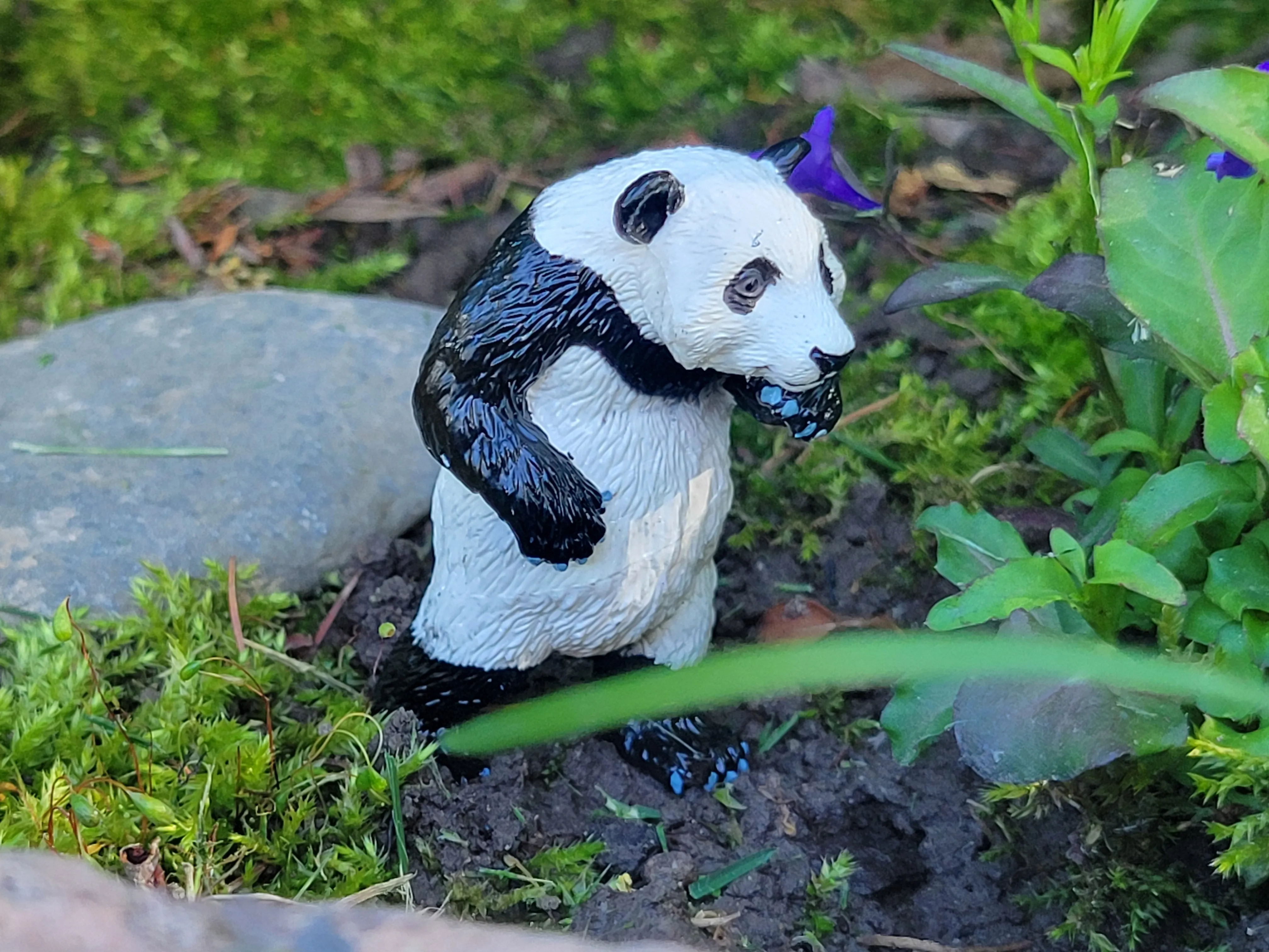 Toymany Standing Panda Cub Figurine Toy
